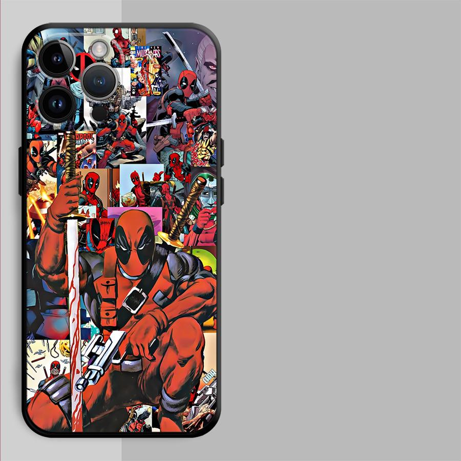 Phone Case for Apple iPhone 14 XR XS MAX 17 Pro Max 13 15 Pro 7 8 12 16 11 Air Funda Phone Cover Marvel Spider Man Venom
