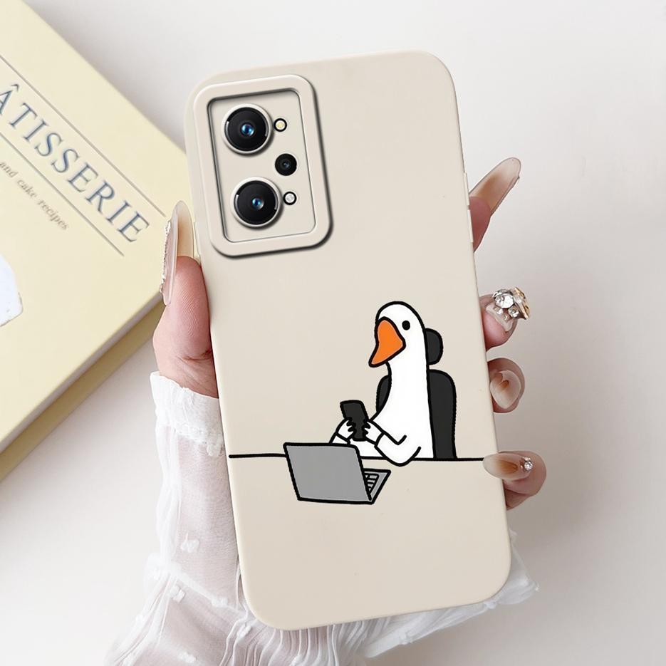 For Realme GT Neo 2 Case RMX3370 New Luxury Candy Painted Cover Soft Silicone Case For Realme GT2 Pro GT 2 Neo2 Back Cover Coque
