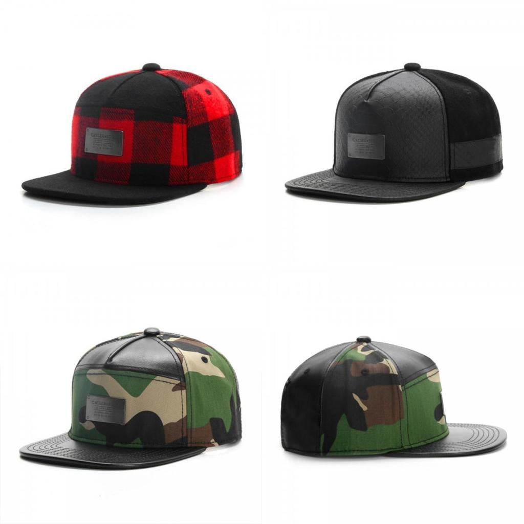 Leather Metal Badge Baseball Cap With Adjustable Fit For Casual Men And Women