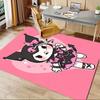 Office Rug Kuromi, Gothic Lolita Anti-Slip Rug, Machine Washable for Living Room, Bedroom, Office, Multiple Sizes, Bedroom Mat, Decorative Mat, Durabl