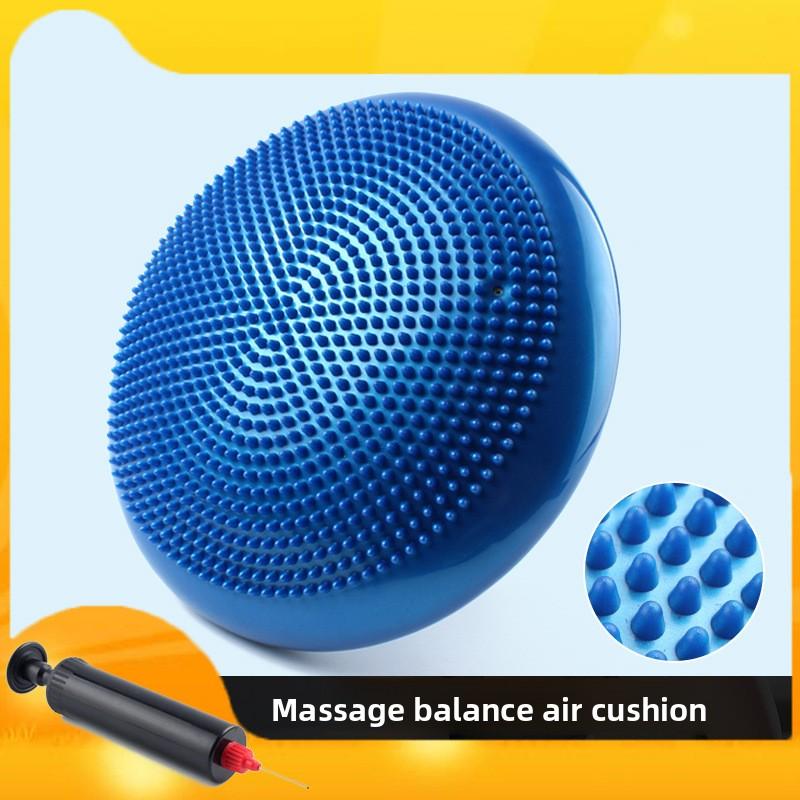 Yoga Balance Mat PVA Material Core Training Foot Stepping Air Cushion Semi-circular Balance Ball Thickened Exercise Equipment
