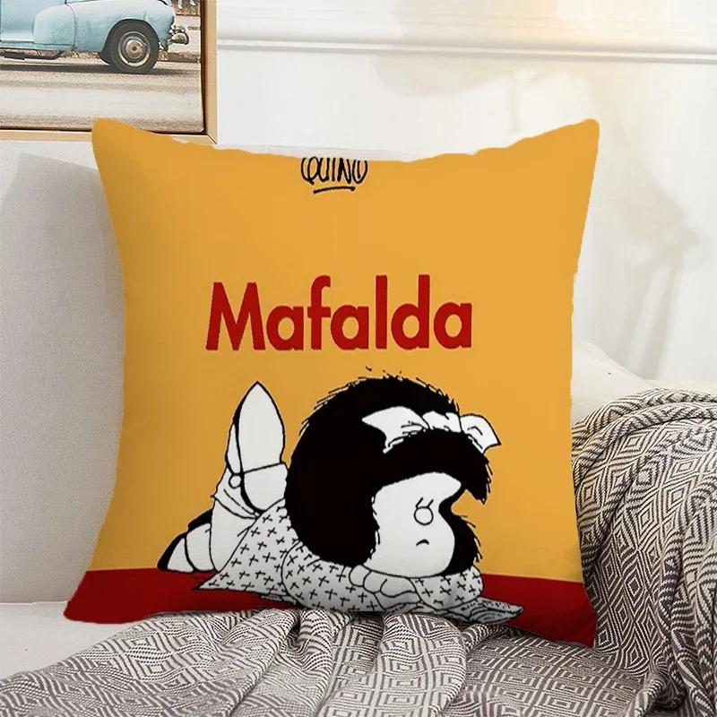 Sofa Cushions Mafaldas Sleeping Pillows Throw Pillow Covers Decorative Cushion Cover 45x45cm Pillowcase Fall Decor 45x45 Body