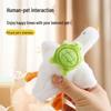 Electric White Goose Plush Cat Teaser Toy for Self-Entertainment