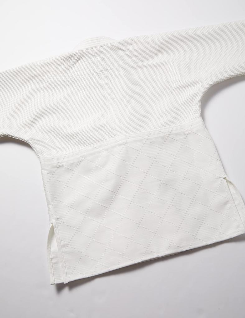 Mizuno Sanshiro Judoanzug für Top 22JM5A3451 Größe 2B Jungen, Einfachgewebe [Jugend] Weiß,