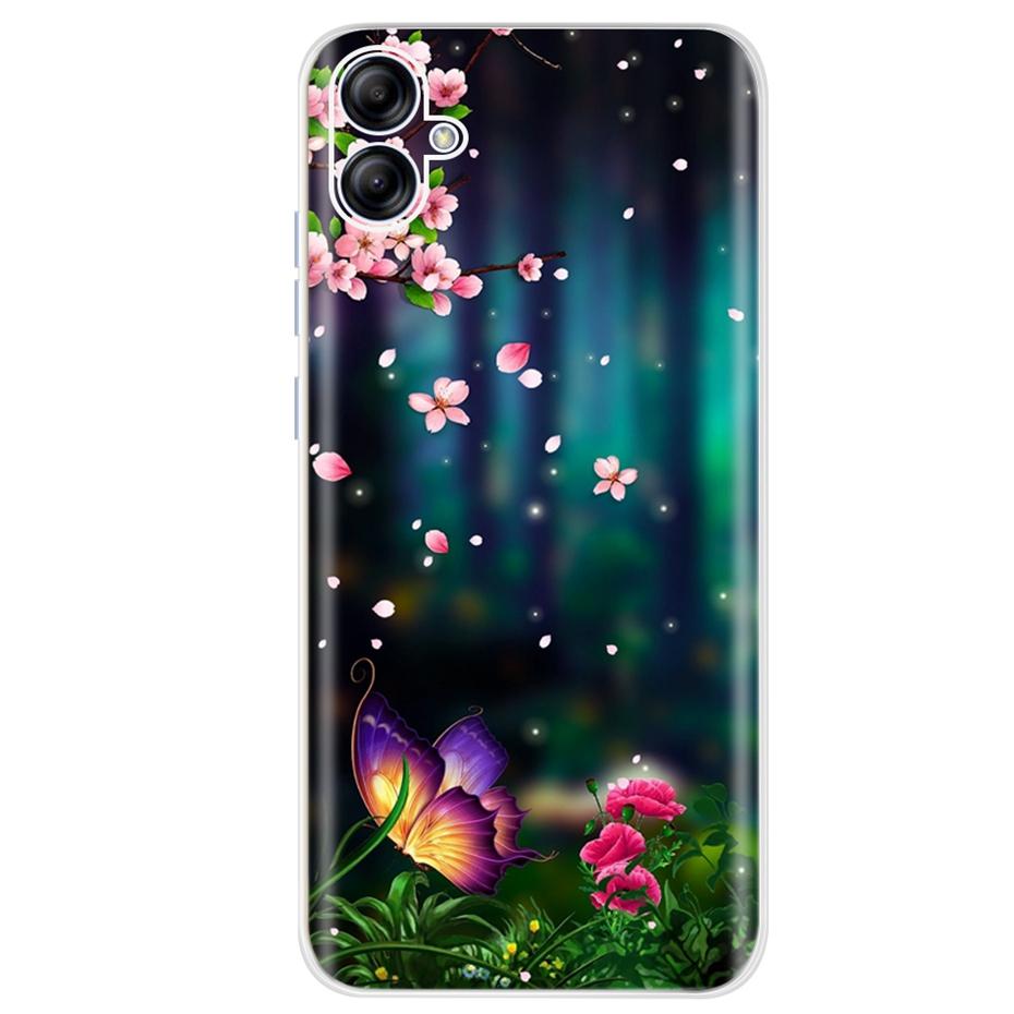 For Samsung Galaxy A04e A04 A04S 2022 Cute Printing Phone Case For SamsungA04 A 04 04e SM-A042F A045F Soft Silicone TPU Cases