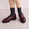HIMIKO/Himiko/Track Sole Coin Loafers/641304 Bordeaux 230