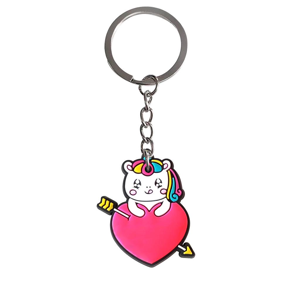 Adorable Unicorn Cartoon Keychain - DIY Backpack Pendant & Bag Charm, Hot Selling