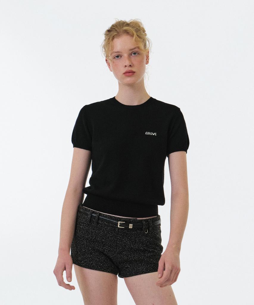 GROVE Elena H/S Knit (Black)