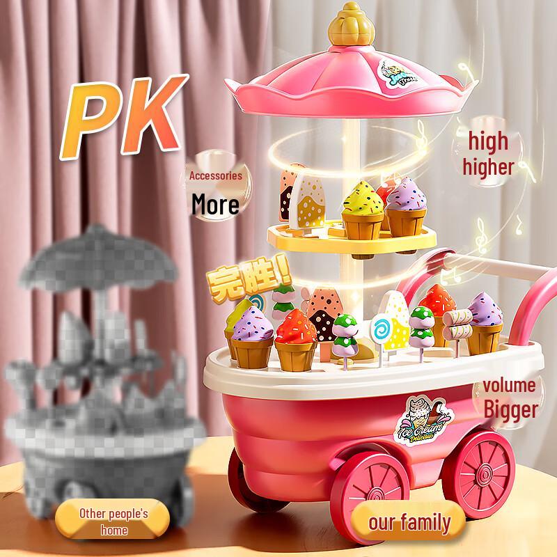 Kids Ice Cream Vending Machine Pretend Play Toy