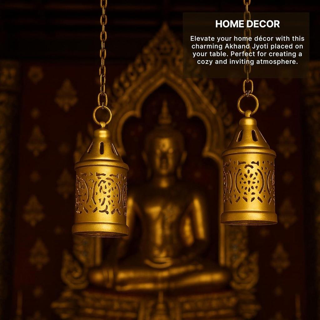 Set of 2 Candle Holder for Home Decor | Diwali Decoration for Home | Tealight Holder | Metal Candle Stand (Set of 2; Dia 6 X H 11 Cm)