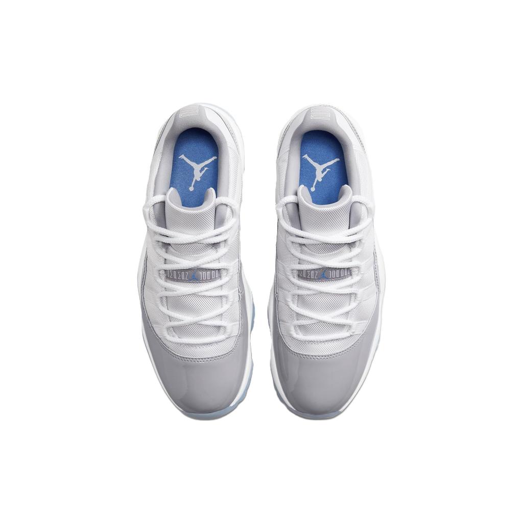 Air Jordan 11 Retro Low GS Cement Grey Kids Sneakers White University-Blue 528896-140