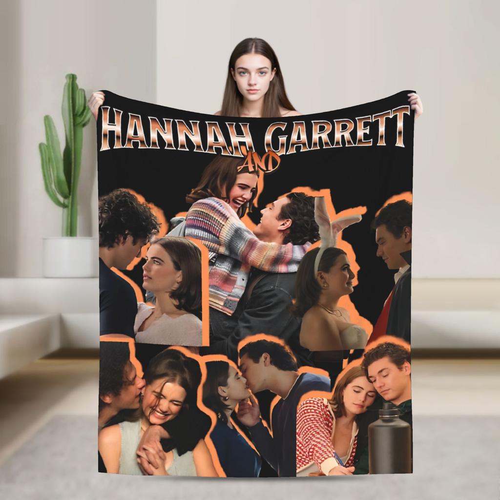 Off Campus Hannah Wells Garrett Graham Wool Blanket  Throw Blanket for  Sofa Bedding Lounge Plush Thin Quilt,