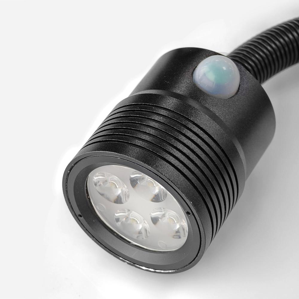 LEDEAST F-01 Lampe de travail LED 4,5W pour machine-outil avec col de cygne flexible pour tour CNC fraiseuse