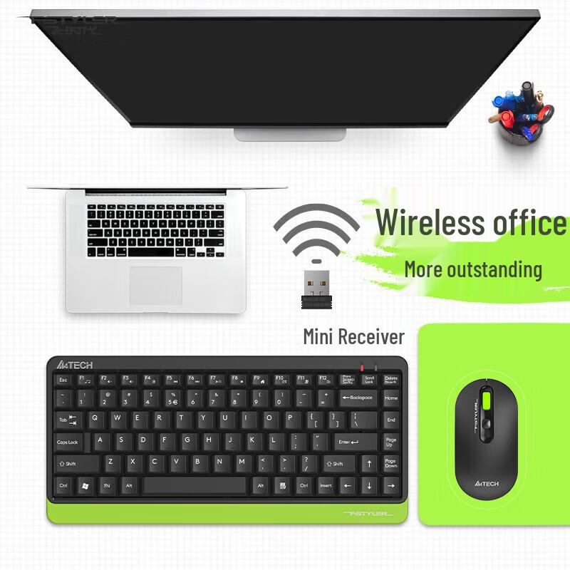A4TECH FG1120 Wireless Keyboard and Mouse Set