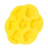 Gelbe Silikon-Cartoonform DIY Handgemachte Kuchen Schokolade Keksform zum Backen Küche