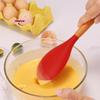 1Pc Silica Gel Cooking Utensil Scoop with Beech Wood Handle Salad Agitator Pot Scoop for Home Kitchen