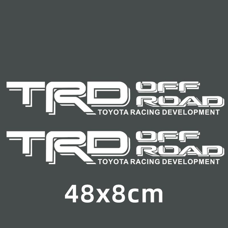

Suitable for Toyota Transit logo TRD OFFROAD modified sticker, personalized decorative body sticker waterproof latte