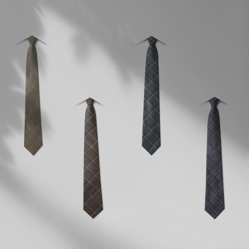 [YFFUSHI] Business Necktie for Men, 7.5cm Wide, Washable, Easy Care, Thick, Suitable for Graduation Ceremonies, Coming-of-Age Ceremonies, Job