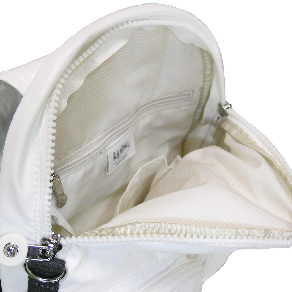 Kipling Firefly Up 47I Backpack K23512 White Metallic [Used]