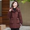 Women's Mid-Length Loose Hooded Padded Winter Jacket