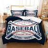 Comforter Sports Baseball Bedding Set Single Twin Full Queen King Size Baseball Bed Set Aldult Kid Bedroom s 3D Print 019