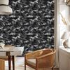 Military camouflage wallpaper graphite, gray and black 50x1000