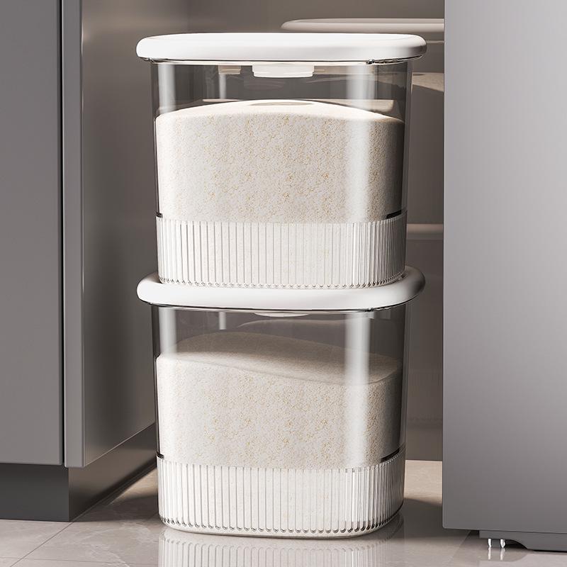 Szczelny pojemnik do przechowywania ryżu i zbóż, odporny na owady