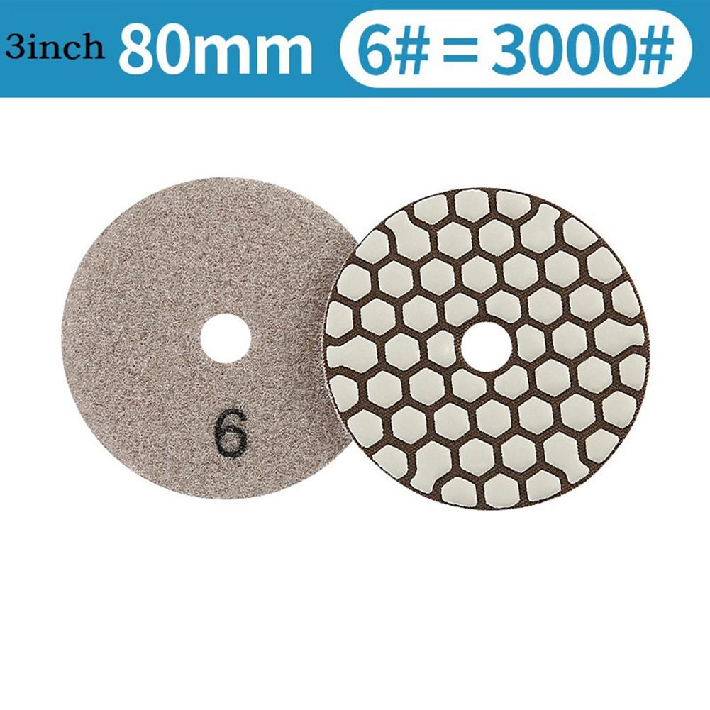 1pc 3Inch Polishing Pad For Granite Marble Grinding