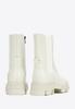 Wittchen Women's Leather Chelsea Boots On A Gray Beige Platform, Gray Beige, Natural Leather