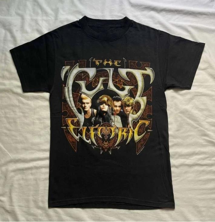 The Cult Electric Cygnus Tour Shirt Black Unisex Reprint XL