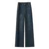 Women's Elastic Straight Leg Jeans - Petite, Plus Size, Loose Fit for Spring & Autumn