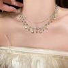 Titanium Steel Non-fading Small Waist Necklace Women's Summer Niche Design Accessories Collarbone Chain Pendant