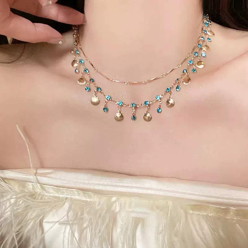 Titanium Steel Non-fading Small Waist Necklace Women's Summer Niche Design Accessories Collarbone Chain Pendant