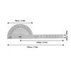 Adjustable Angle Protractor Stainless Steel 180 Degrees High Accuracy Angle Measure Tool for Woodwor