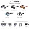 Fashion Oversized Sunglasses Women Men Brand Designer Sunglass UV400 Protection Glasses Vintage Square Eyewear Vintage Shades