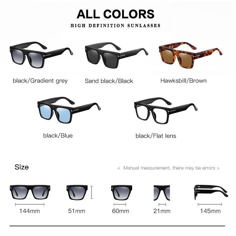 Fashion Oversized Sunglasses Women Men Brand Designer Sunglass UV400 Protection Glasses Vintage Square Eyewear Vintage Shades