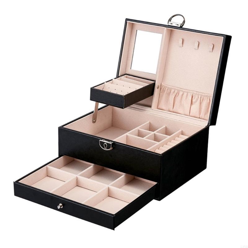  Large Capacity Jewelry Storage Box Multi Layer for Jewelry Necklace Earring Bracelets Rings Pendants Storage Packaging