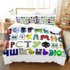 Anime Boys Bedroom Bedding Set Single Twin Printed Bed Set With Pillowcase Bed Duvet Cover Single Double Queen Super King Size