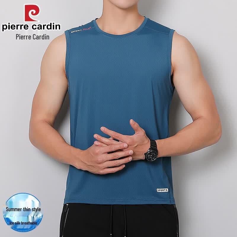 Pierre Cardin Men s Ice Silk Quick-Dry Athletic Top L