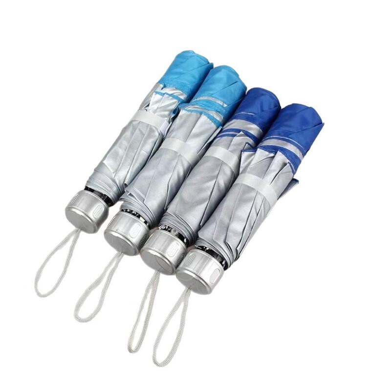 OIMG UV Protection Silver-Coated Three-Fold Sun & Rain Umbrella