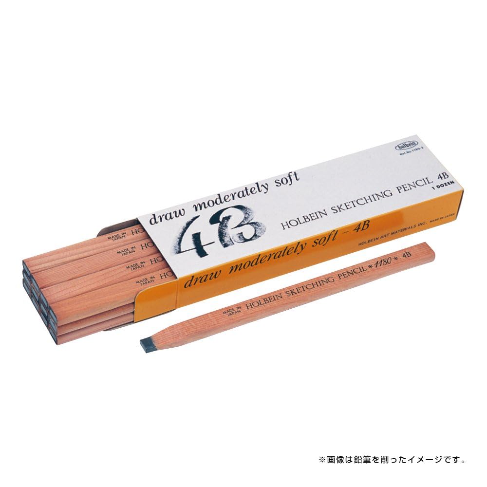 Holbein Zeichenstift 6B 12 Stück 304103 #1180