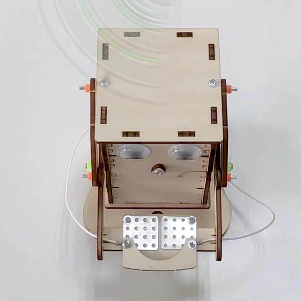 Modello Robot Mangiante Monete Fai da Te Giocattolo di Assemblaggio Esperimento Scientifico per Bambini Divertente Educativo Progetto STEM Kit Regalo per l'Apprendimento Scolastico
