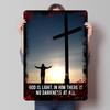 Christian Quote of Bible Printed Poster Customized Wall Art Retro Vintage Metal Tin Signs for Home Desk Decor Mancave Decoration
