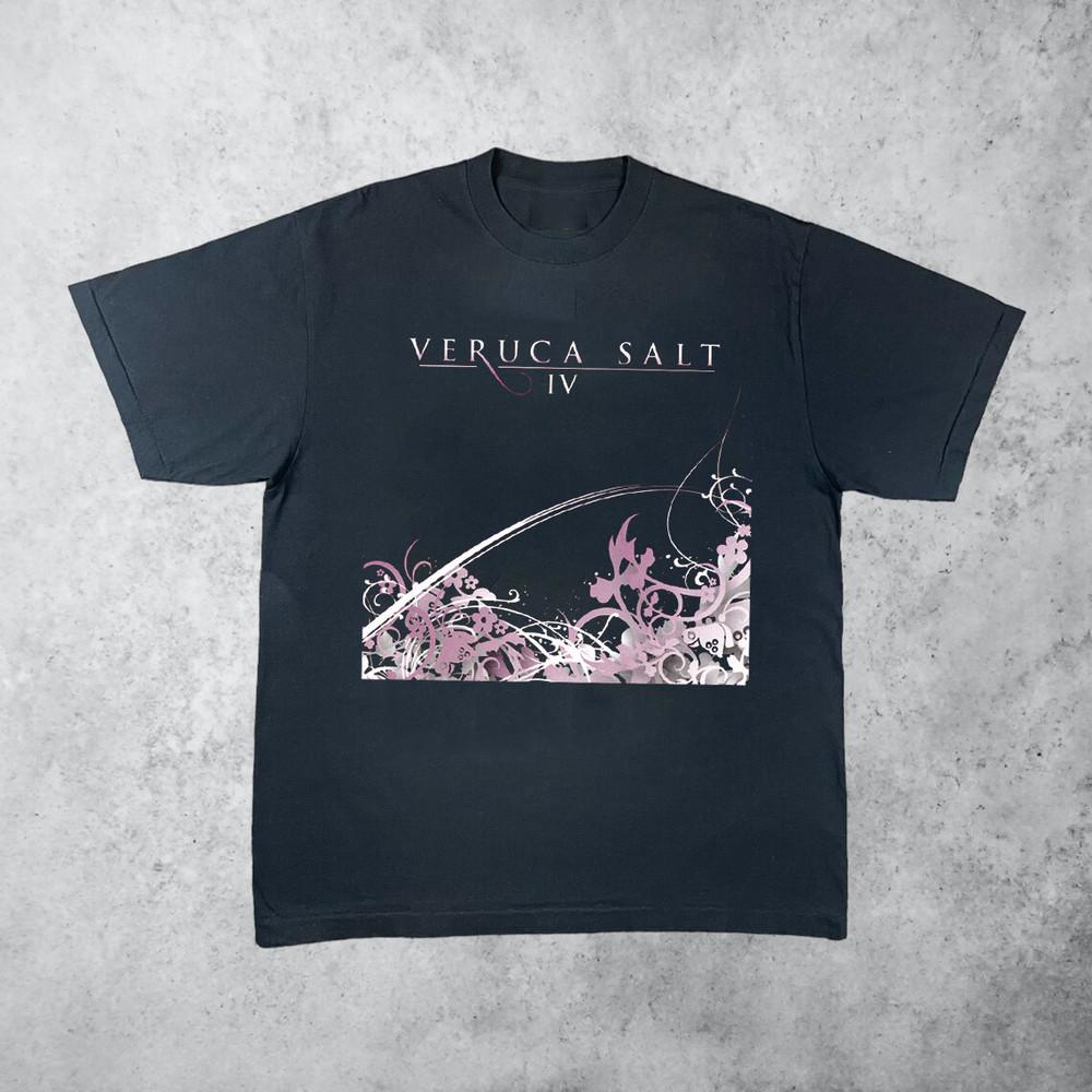 Черная хлопковая футболка унисекс с изображением IV альбома группы Veruca Salt XXXL