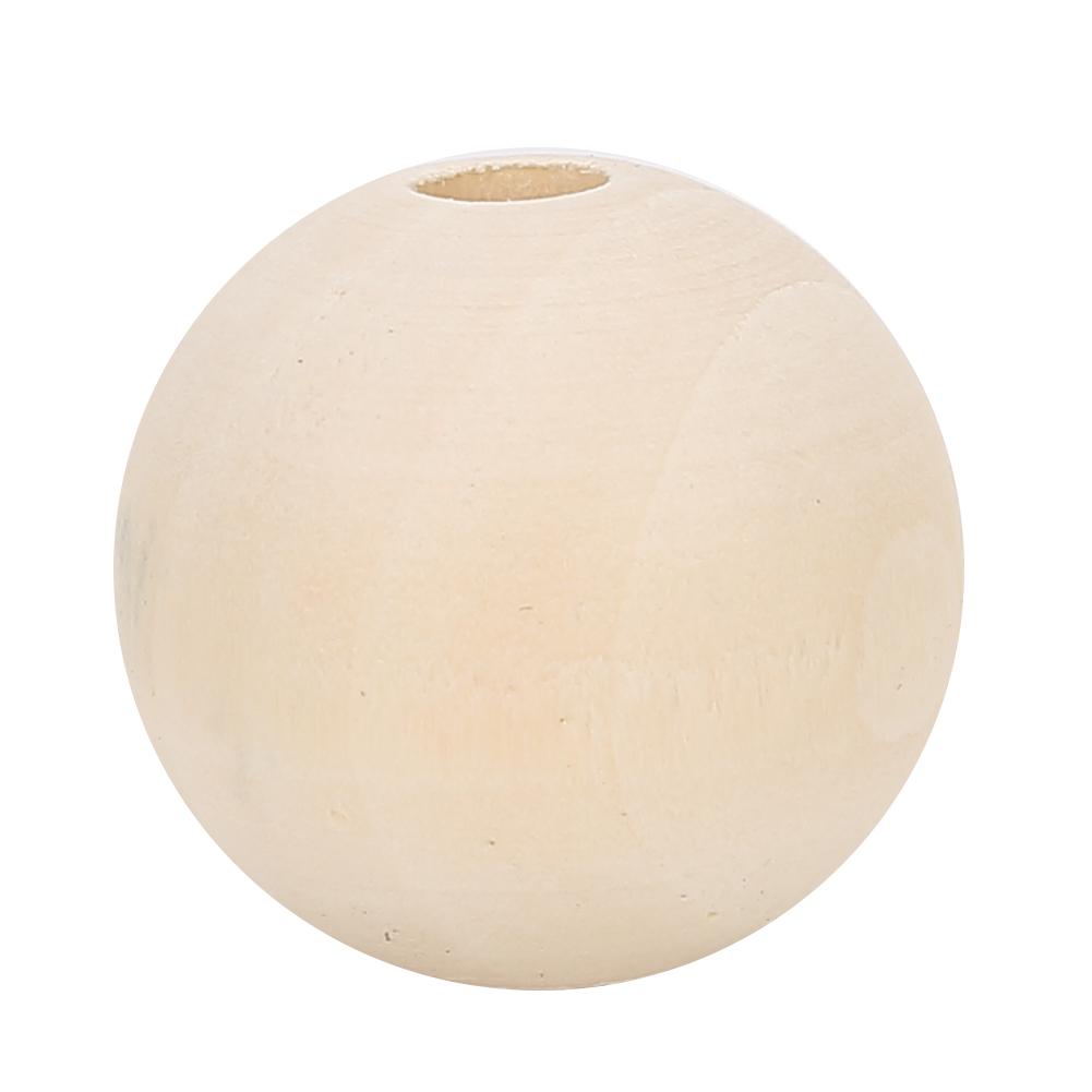 Round Bds Wooden Log Color Craft Bds for Jewelry Children Toys Making