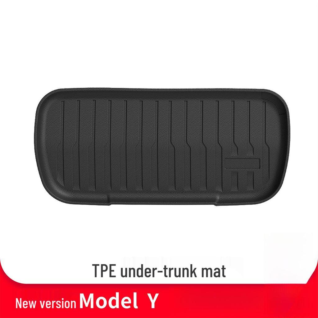Qixian Trunk Mat Set for Tesla Model Y (Refreshed Version) - TPE Front & Rear Mats