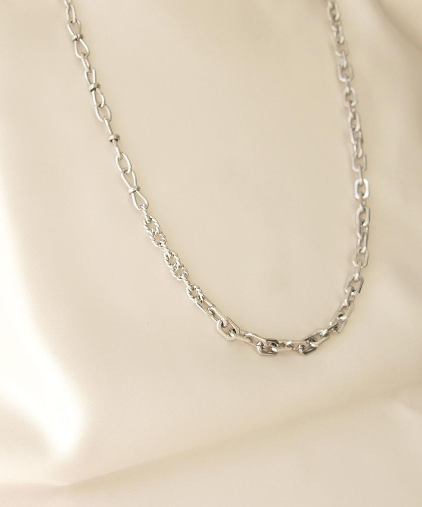 Treaju Object Mixed Chain Necklace