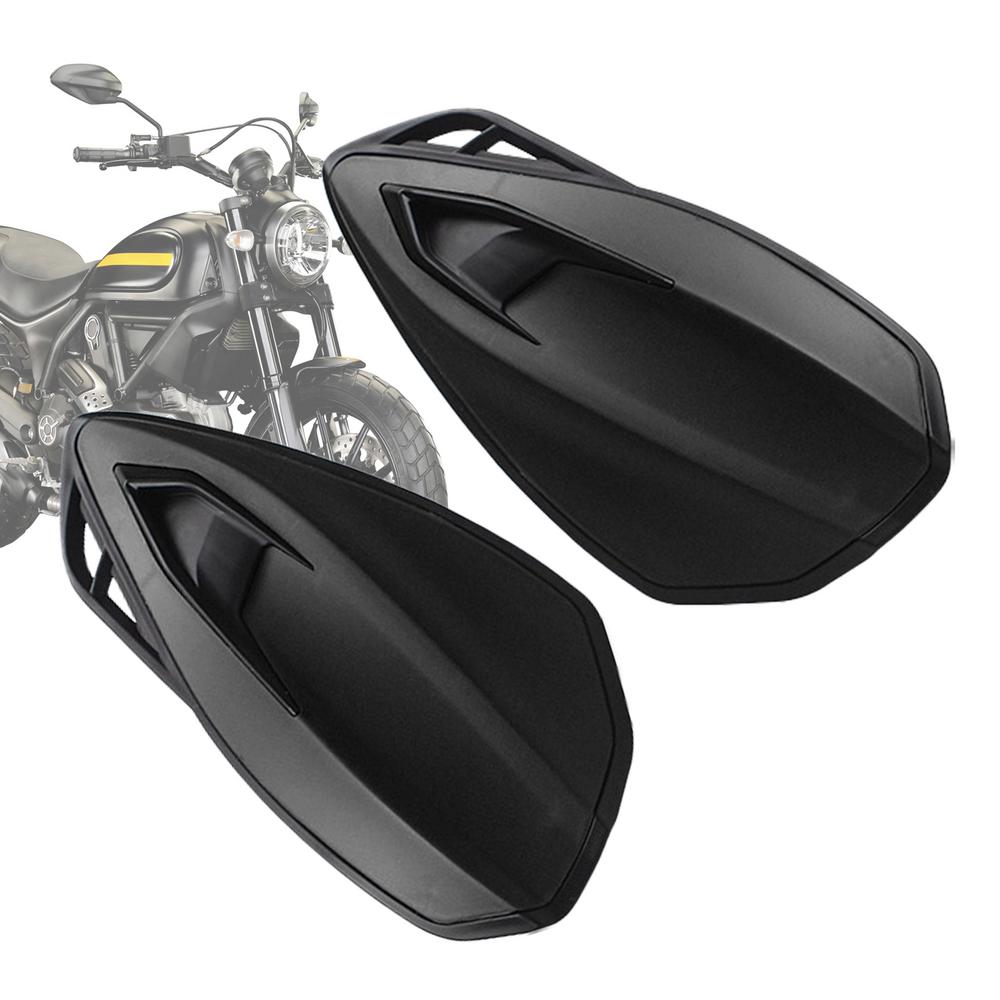 

Ветрозащитный кожух для мотоциклетной ручки, 2 шт., защита от ветра и падения, защита для внедорожного транспортного средства чёрный