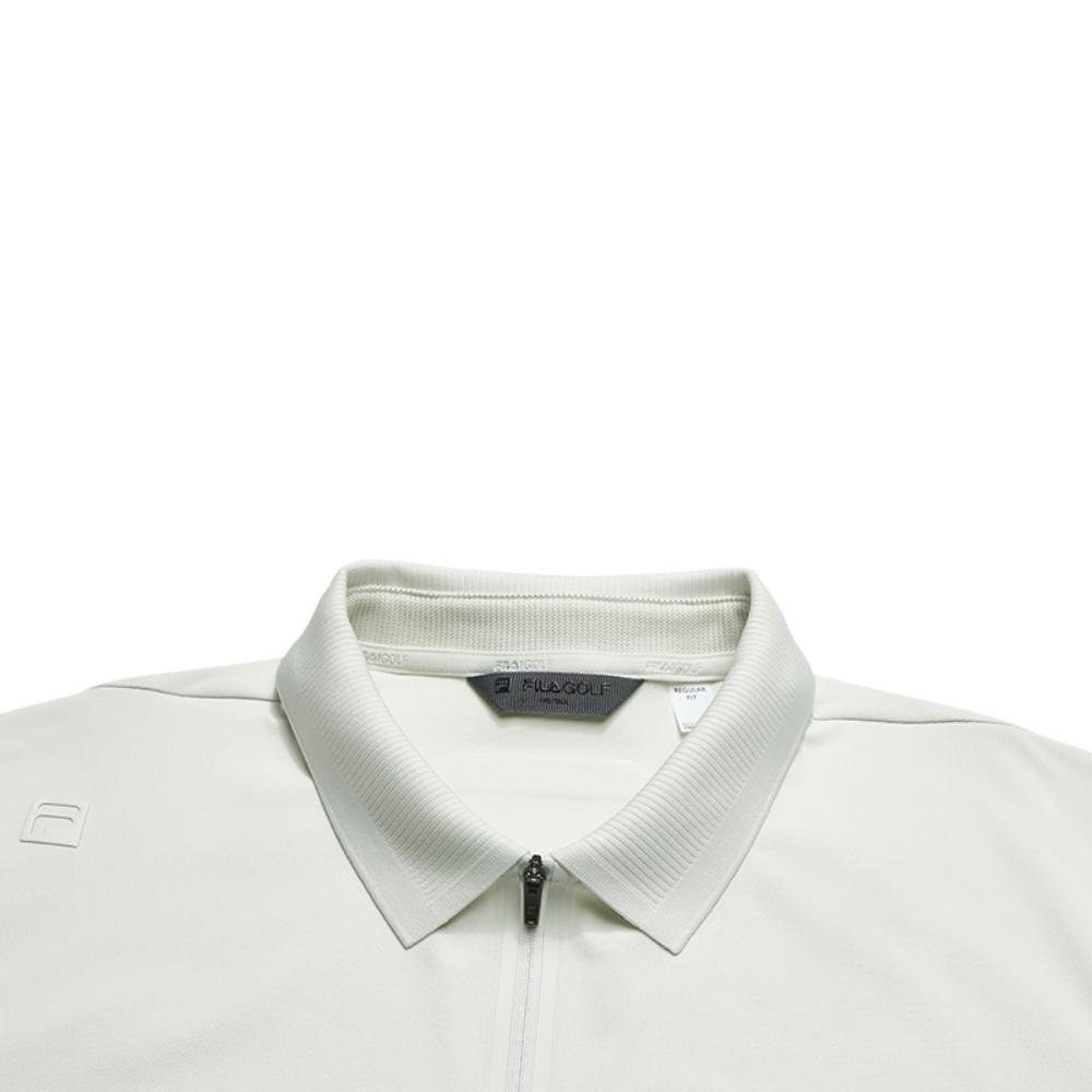FILA Golf Series Fashion Simple Classic Sports Casual Golf Versatile Comfortable Knitted Short Sleeve Polo Shirt Men tops A11M625105FGY