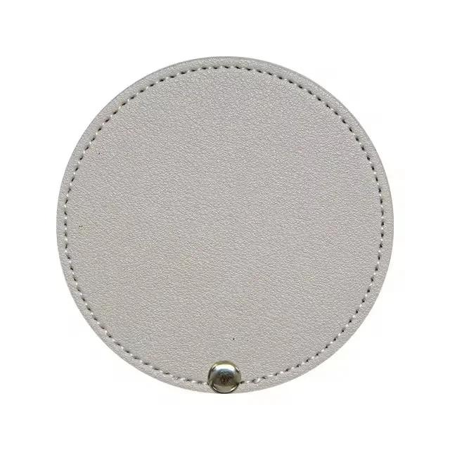 1PCS Free Custom Ultra-thin Mini Makeup Mirror Portable Compact Pocket Hand Personalized Beauty Cosmetic Party Favor Mirror Gift